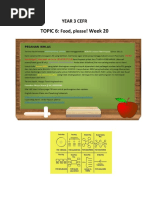 Year 3 Cefr Week 20