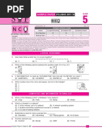 Sof - Nco Sample Paper Class 5