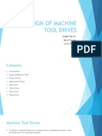 1 Design of Machine Tool Drives