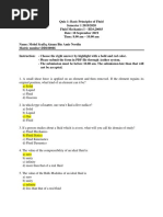 Quiz1 - Fluidmechanics1 (DDA80066)