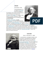 Evolution: Herbert Spencer