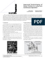 Improved Technologies of Steam Turbine For Long Term Continuous Operation