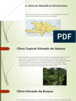 Tipos de Clima en República Dominicana