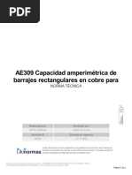 Ae309 Capacidad Amperaje Barras Cobre PDF