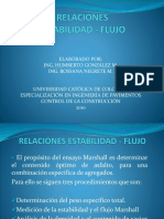 Relaciones Estabilidad Flujo