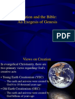 Creation and The Bible: An Exegesis of Genesis