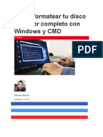 Cómo Formatear Tu Disco Duro Por Completo Con Windows y CMD