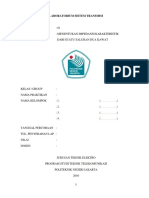 JOBSHEET - 1 - Menentukan Impedansi Karakteristik Dua Kawat