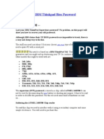 Hacking IBM Thinkpad Bios Password