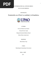 Feminicidio en El Perú