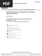 Self Talk Monitoring and Utilization For Enhancing Hypnotic Induction