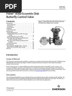 Instruction Manual Fisher 8560 Eccentric Disc Butterfly Control Valve en 137996