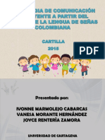 Cartilla Proyecto Lengua de Señas PDF