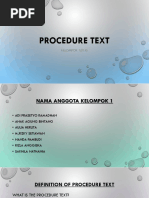 Procedure Text - Kel 1