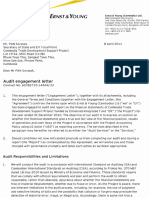 Ernst Young: Audit Engagement Letter