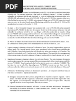 Classroom Exercises On Ncahs & Discontinued Operations 1st Term Sy2018-2019