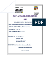 Planificacion Matematicas Secundaria