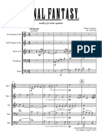 Final Fantasy Medley For Brass Quintet - (Full Score) PDF