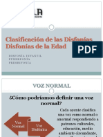 Disfonias de La Edad PDF