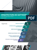 Arquitectura de Software: Carlos Fernando Arenas Fonseca Octubre 2019