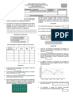 Evaluación Estadistica Descriptiva - Octavo Grado