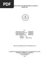 The Role of Plant Growth Regulators As Herbicide