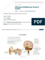 12EserciziRieducazioneVestibolare X VERTIGINI