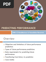 TM4112 - 14 Predicting Performance