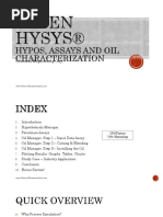 Aspenhysys Petroleumassaysandoilcharacterizationslideshare 190305003017 PDF