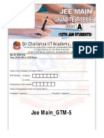 28-12-18 - SR - ICON ALL - Jee-Main - GTM-5 - QP - Code-A PDF