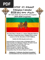 Rastafari Groundation Calendar Compilation 2019 2020 Print Ready