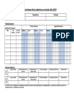 Pauta de Monitoreo de La Cobertura Curricular 