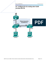 6.3.3.7 Lab - Configuring 802.1Q Trunk-Based Inter-VLAN Routing