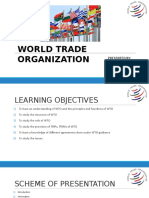 World Trade Organization: Presented by