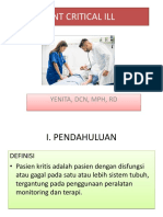 MNT Pasien Critical Ill