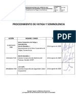 Prcedimiento Fatiga