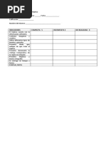 Lista de Cotejo para Evaluar Triptico