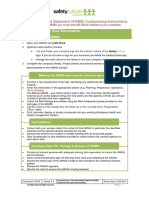 Safe Work Method Statement (SWMS) Customising Instructions: Download and Save Your Documents Customising Your SWMS