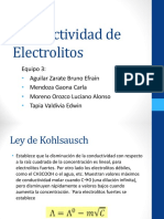 Conductividad de Electrolitos