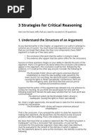 The Basic Principles of Critical Reasoning