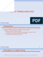 Static Timing Analysis