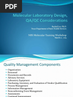 Molecular Laboratory Design QAQC Considerations