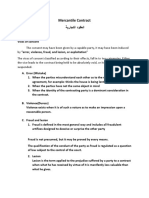 Mercantile Contract ةيراجتلا دوقعلا Chapter one