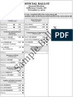 Sample Ballots