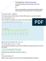 GMAT 111 Second Quarter Exam 1