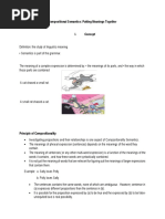 Compositional Semantics Putting Meanings Together Narrative (Report)