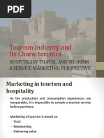 Tourism Industry and Its Characteristics: Hospitality Travel and Tourism A Service Marketing Perspective