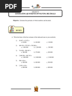 17 Estimating Quotients Decimal PDF