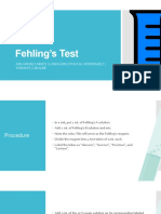 Fehling's Test: Adlawan - Cainoy - Lawagon - Pascua - Rodriguez - Tarnate - Udalbe