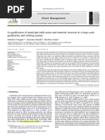 Co-Gasification of Municipal Solid Waste and Material Recovery in A Large-Scale Gasification and Melting System